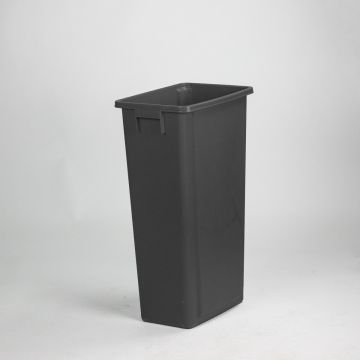 Poubelle tri sélectif 80 L 460x320x762 mm sans couvercle noir