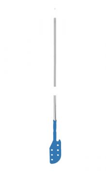 Grande spatule maryse professionnelle avec manche inox 180 cm BLEU