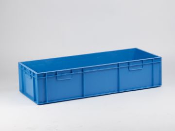 stapelbarer Behälter 72 Liter 1000x400x230 mm, mit geschlossenen Griffe