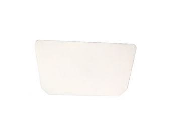 Grand racloir pâtisserie 230x118 mm BLANC