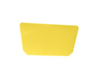 Grand racloir pâtisserie 230x118 mm JAUNE