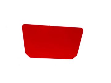 Grand racloir pâtisserie 230x118 mm ROUGE