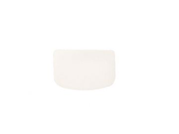 Petit racloir pâtisserie 150x97 mm flexi BLANC