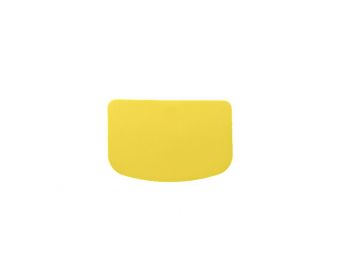 Petit racloir pâtisserie 150x97 mm flexi JAUNE