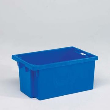 Turnbin Drehstapelbehälter, 600x400x300 mm, 50 Liter, blau