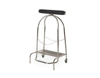 Edelstahl Müllsackhalter mit deckel 590x430x980 mm, 130 L (pro Stück)
