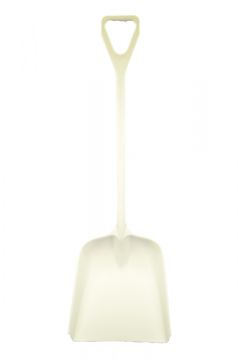 Pelle alimentaire plastique avec manche 111 cm large BLANC