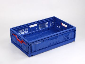 Klappkiste 30 Liter, 600x400x172 mm, blau