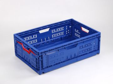 Klappkiste 40 Liter, 600x400x202 mm, blau