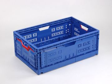 Klappkiste 43 Liter, 600x400x230 mm, blau