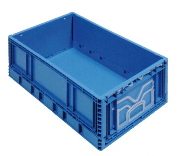 Stapelbare Klappbehälter 43 Liter, 600x400x230 mm, blau