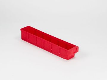 Bac tiroir plastique 50x9x8 cm ROUGE