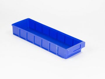 Kunststoffkleinteilebox 600x186x83 mm, blau