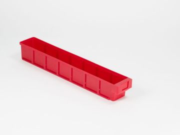 Bac tiroir plastique 60x9x8 cm ROUGE