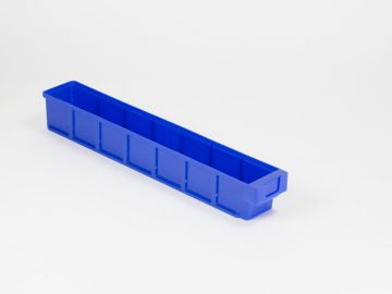 Kunststoffkleinteilebox 600x93x83 mm, blau