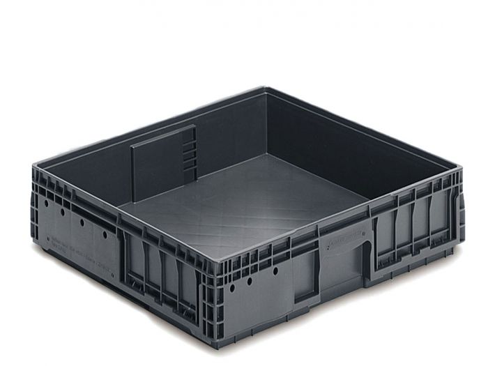 Bac plastique rectangulaire 600x500x110 mm DC-MLT GRIS