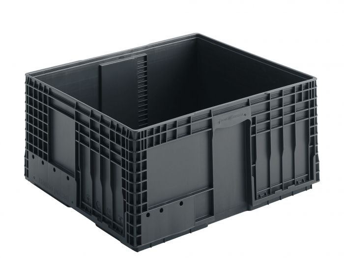 Bac plastique rectangulaire 600x500x280 mm DC-MLT GRIS