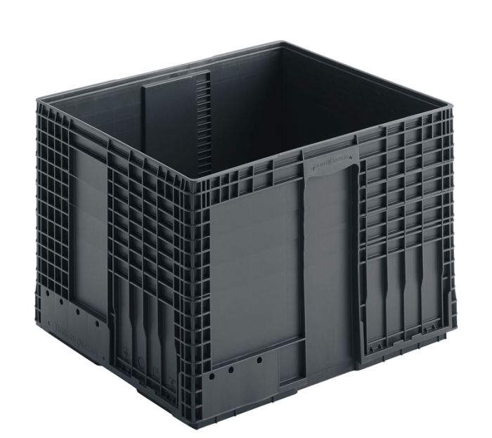 Bac plastique rectangulaire 600x500x420 mm DC-MLT GRIS