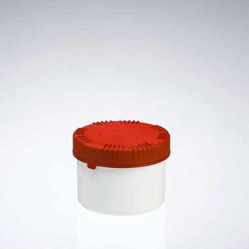 Pot Packo avec obturateur et couvercle vissant 500 ml, 10 pièces ROUGE foncé