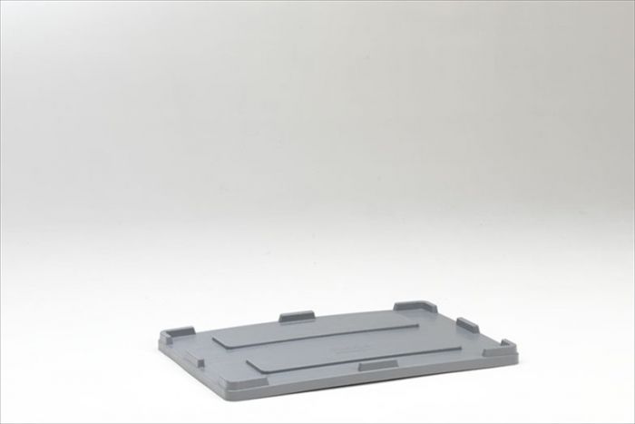 Couvercle caisse palette 1200x800 mm charge lourde GRIS