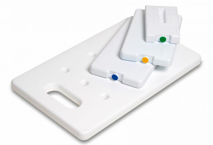 Plaque eutectique froid GN 1/9 pour caisse isotherme - VERT -3 °C