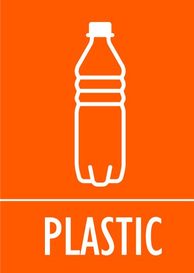 self adhesive labels Ecosort PLASTIC