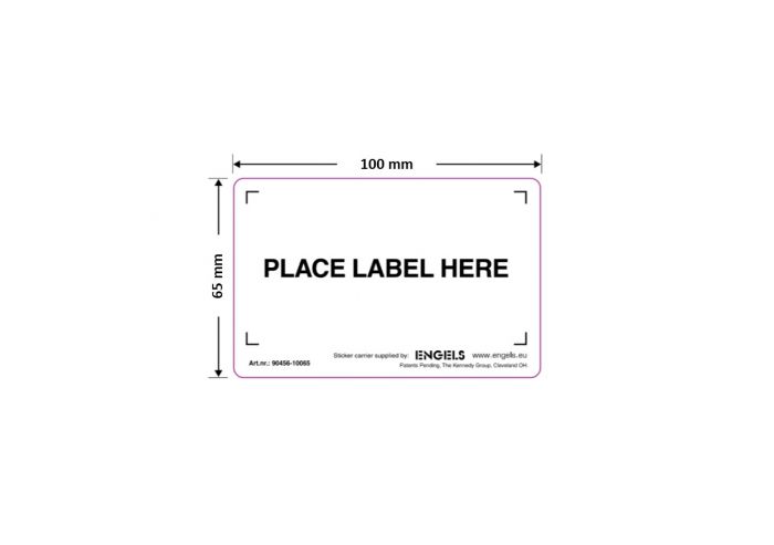 Place label here 100x65 mm - 100 pièces