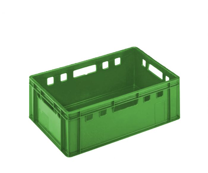 Bac alimentaire pour viande E2 performance 60x40x20 cm 35L BLEU