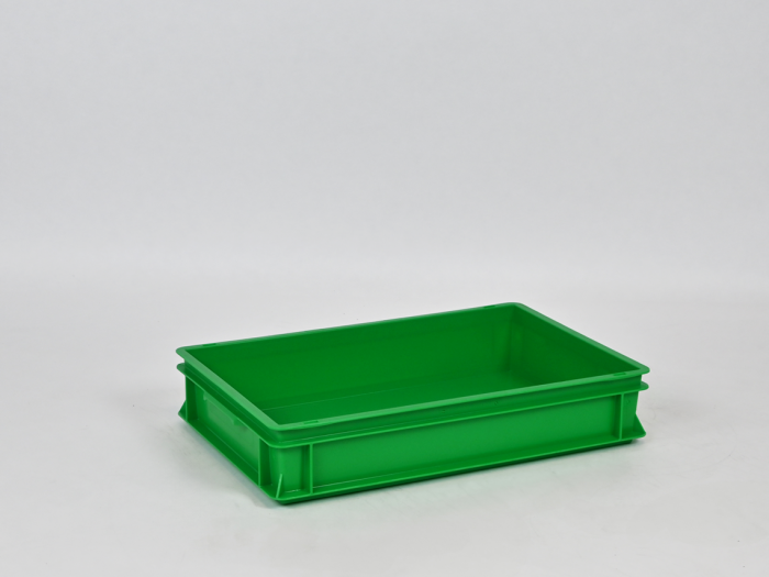 E-line Normbox Stapelbare Kunststoffbehälter 600x400x120mm 20 L, Grau PP Virgin (pro Stück) (zuvor 3-200-0)