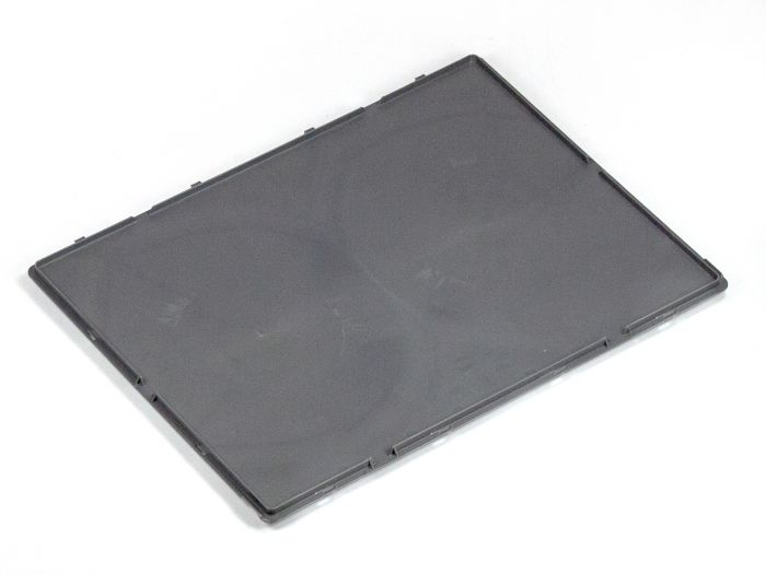 E-line Scharnierdeckel 800x600 mm, Dunkelgrau (pro Stück)