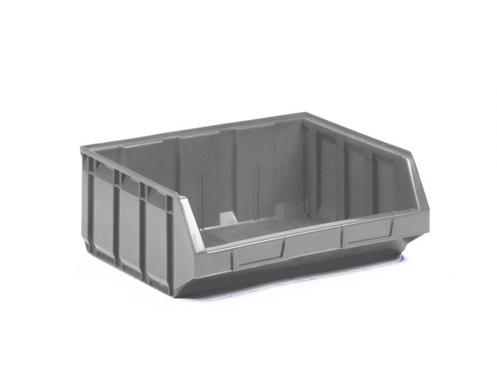 Sichtlagerkasten Storefix, stapelbar, grau 345/300x406x164 mm, 23,0L