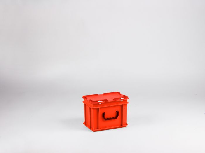 Mallette de transport plastique 300x200x230 mm 9L ROUGE