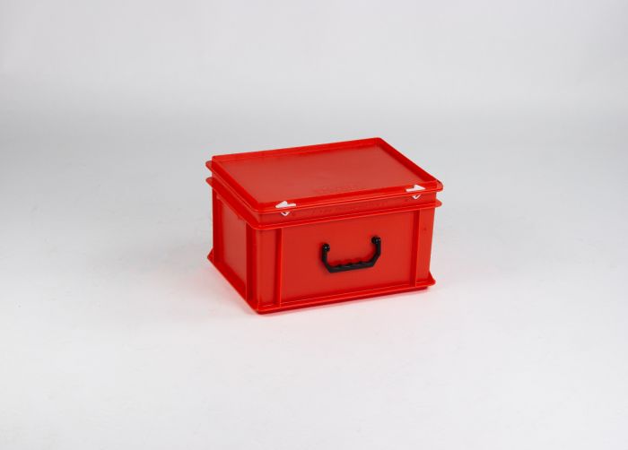 Mallette de transport plastique 400x300x220 mm 20L ROUGE