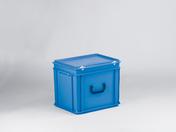 Mallette de transport plastique 400x300x340 mm 30L BLEU