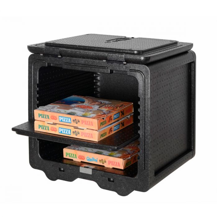 Boîte isotherme à ouverture frontale pizza, 100L