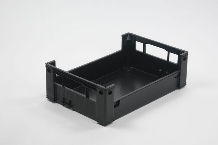 Insektenzucht-Stapelbehälter 600x400x190/110 mm, 45 Liter, schwarz