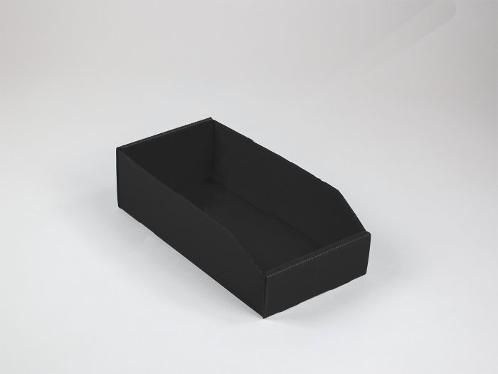Lagersichtkasten aus Hohlkammerplatten 380x180x105/70 mm pro Karton/ 25 Stück
