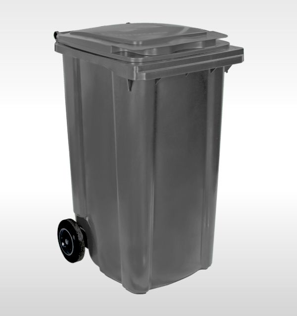 2-Wheel container 240L, grey