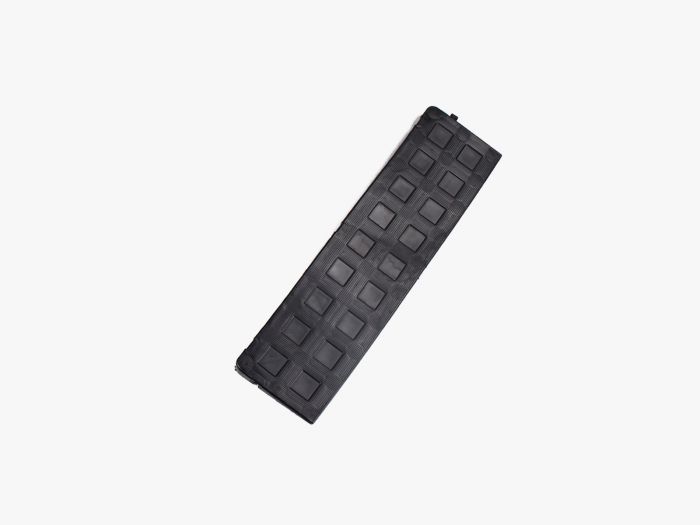 Dalle plastique garage clipsable 500x130 mm femelle pour les côtés NOIR
