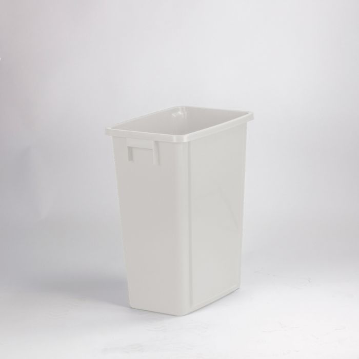 Poubelle tri sélectif 60L 460x320x580 mm sans couvercle blanc