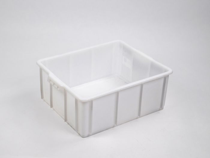 Stapelbarer Hygienebehälter 520x420x200 mm, 30 Liter, weiß