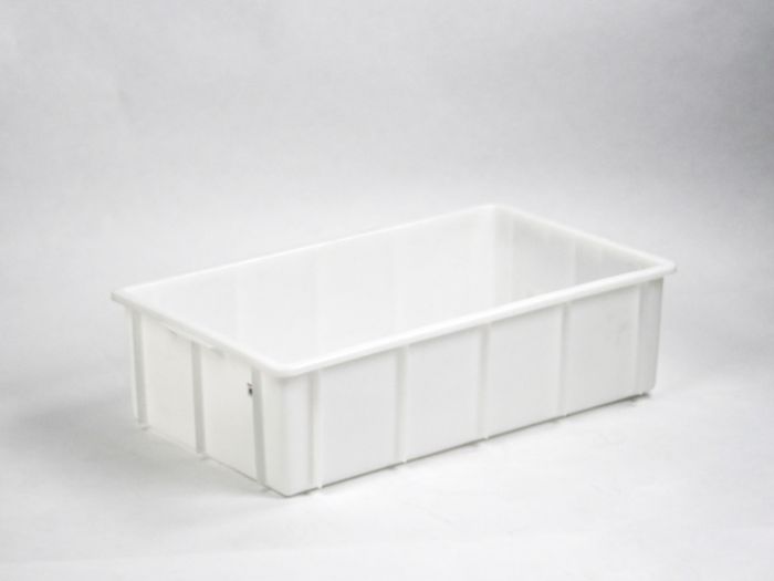 Stapelbarer Hygienebehälter 740x440x210 mm, 56 Liter, weiß