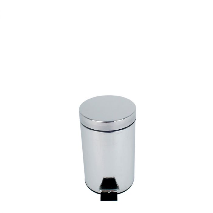 Petite poubelle salle de bain inox 3 litres