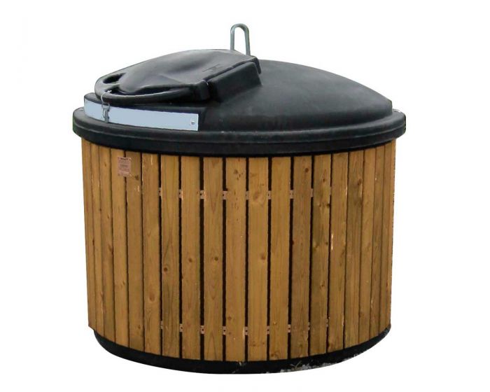 Conteneur semi-enterré 1,3m³ en HDPE