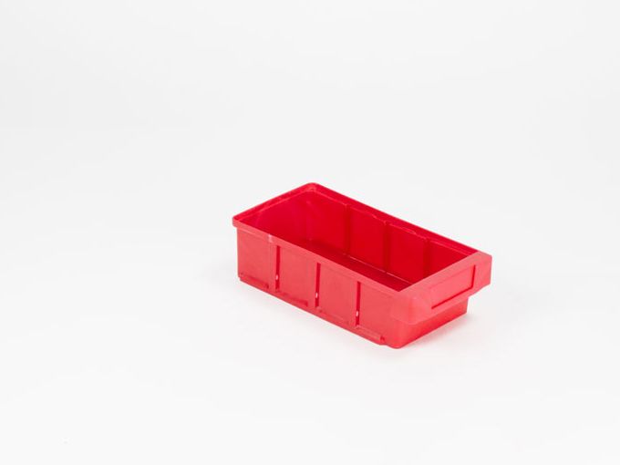 Bac de rangement tiroir à compartiments 300x152x83 mm ROUGE