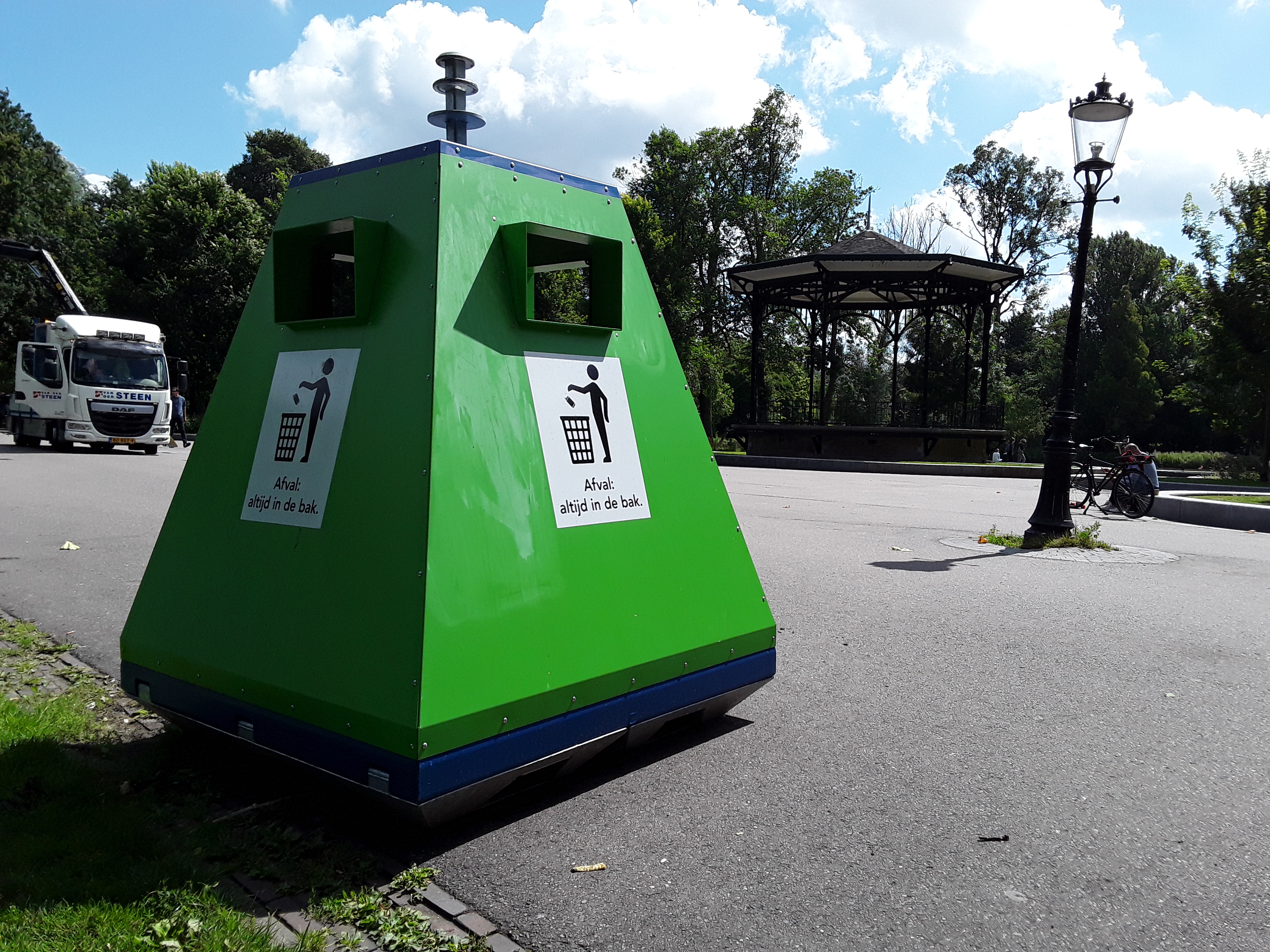 Conteneur aérien mobil