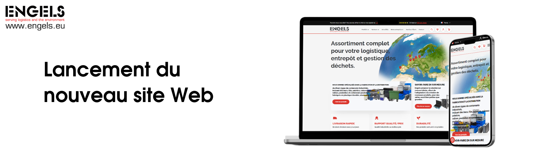 Lancement du nouveau site Web