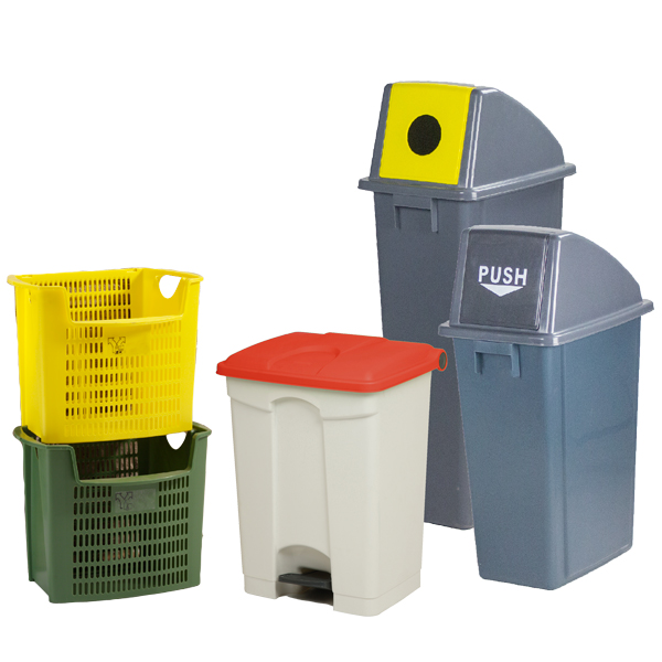 Poubelle en plastique
