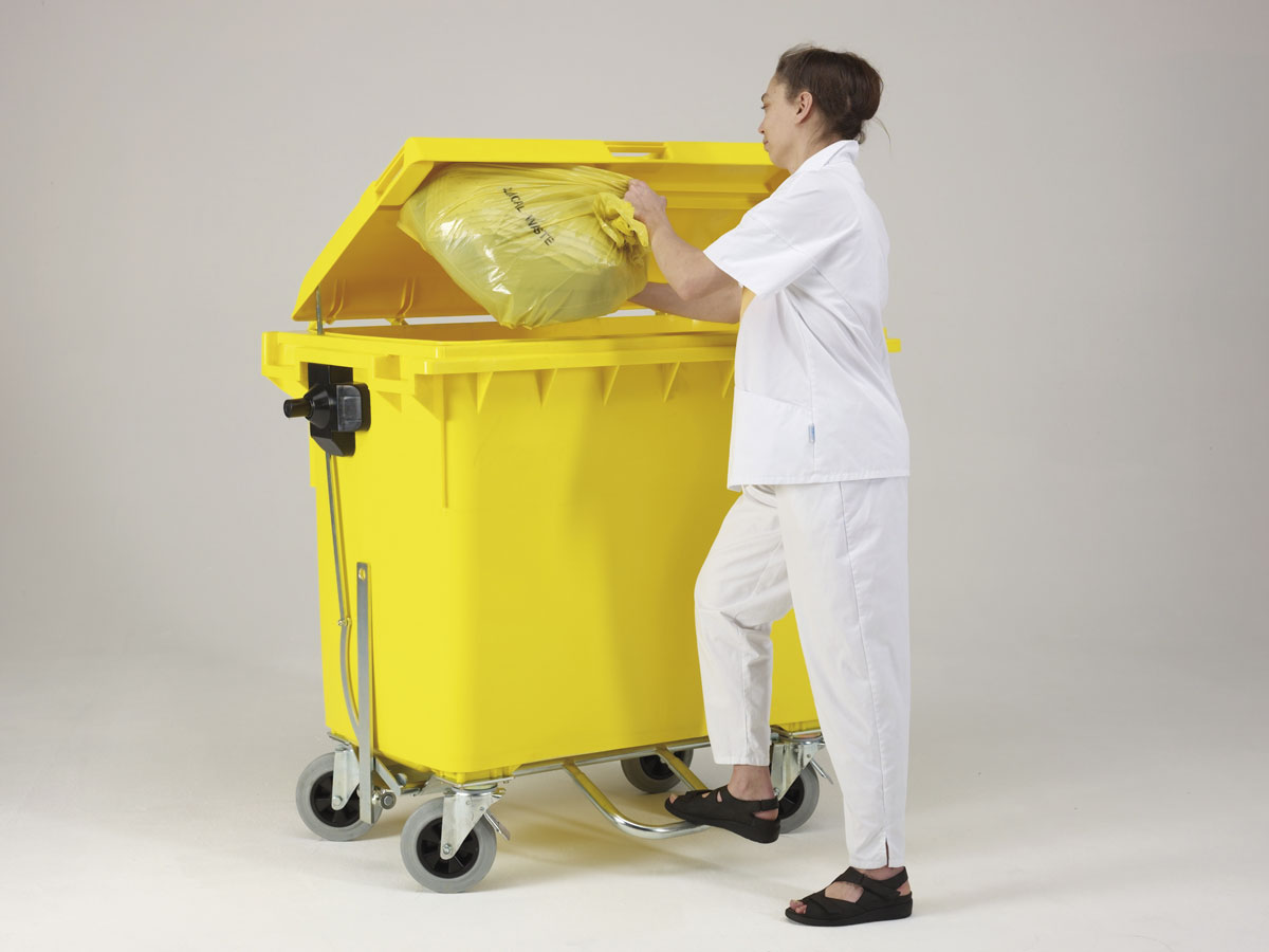 conteneur poubelle en plastique - conteneur pour ramassage déchets -  poubelles, rétention, ADR, DASRI et composteurs - produits