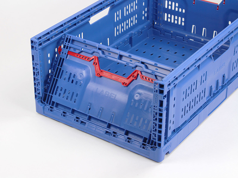 Cagette plastique pliable à verrouillage Cagette plastique pliable à verrouillage